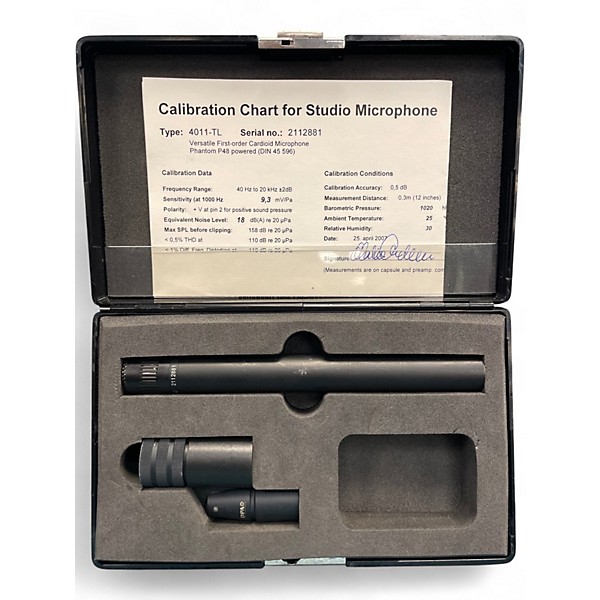Used DPA Microphones 4011-TL Matched Pair Condenser Microphone