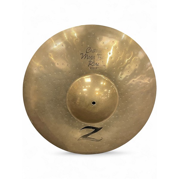 Used Zildjian 21in Z Custom Mega Bell Ride Cymbal