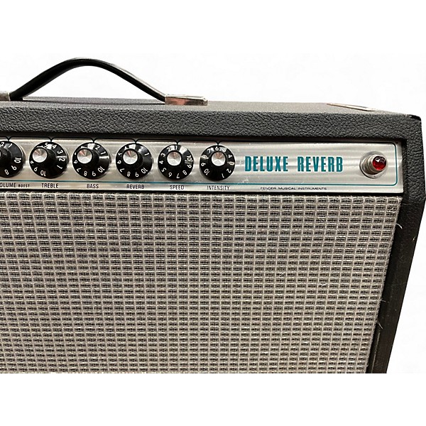 Vintage 1980 Fender Deluxe Reverb Tube Guitar Combo Amp