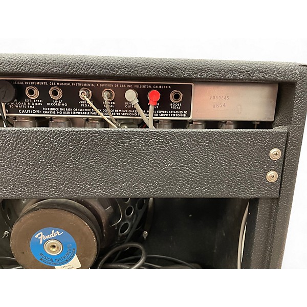 Vintage 1980 Fender Deluxe Reverb Tube Guitar Combo Amp