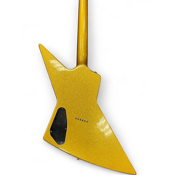 Used Allen Eden EX Body Style Gold Sparkle Solid Body Electric Guitar