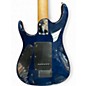 Used Sterling by Music Man John Petrucci JP157 7 String Cerulean Blue Solid Body Electric Guitar