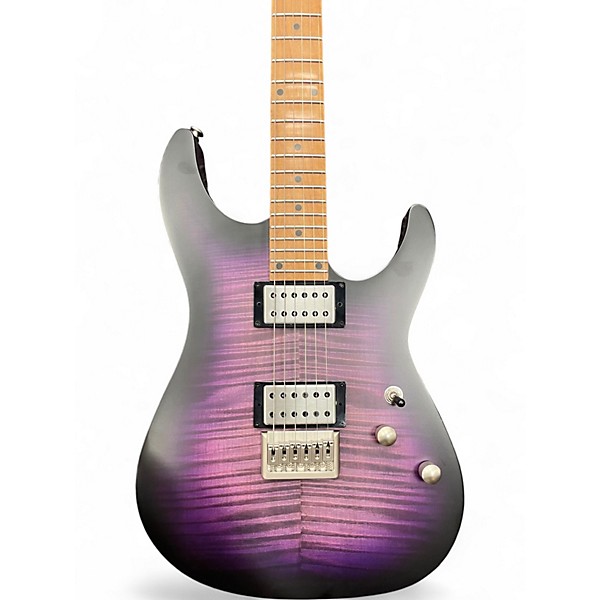 Used Schecter Guitar Research C-1 Standard Plus Trans Purple Burst Solid Body Electric Guitar