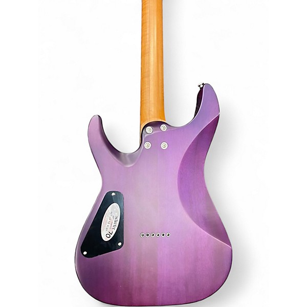 Used Schecter Guitar Research C-1 Standard Plus Trans Purple Burst Solid Body Electric Guitar