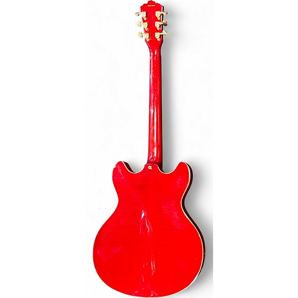 Used Washburn HB35 Cherry Hollow Body Electric Guitar