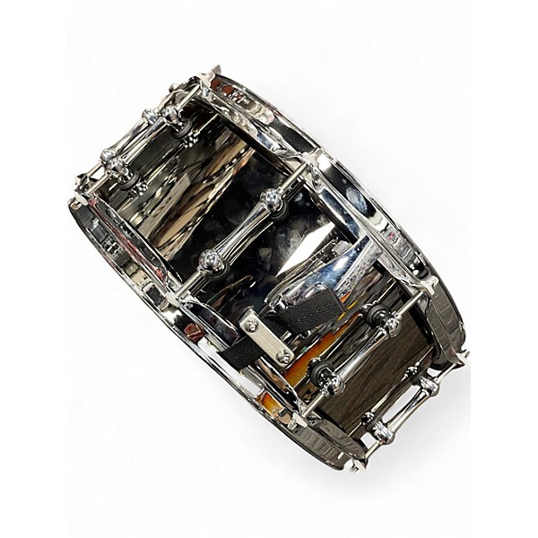 Used Mapex 14X5.5 Armory Series Tomahawk Snare Drum Black Chrome Drum