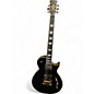 Used Harley Benton SC CUSTOM LINE Black and Gold Solid Body Electric Guitar