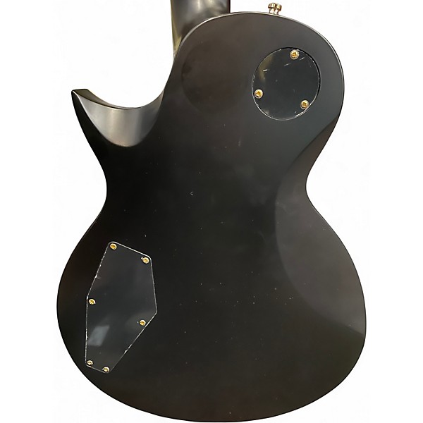 Used Harley Benton SC CUSTOM LINE Black and Gold Solid Body Electric Guitar
