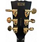 Used Harley Benton SC CUSTOM LINE Black and Gold Solid Body Electric Guitar