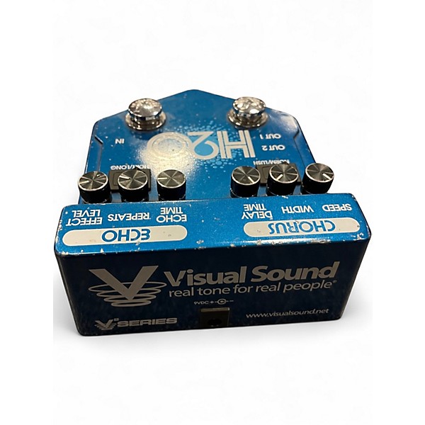 Used Visual Sound V2H2O V2 H2O Liquid Chorus Echo Effect Processor