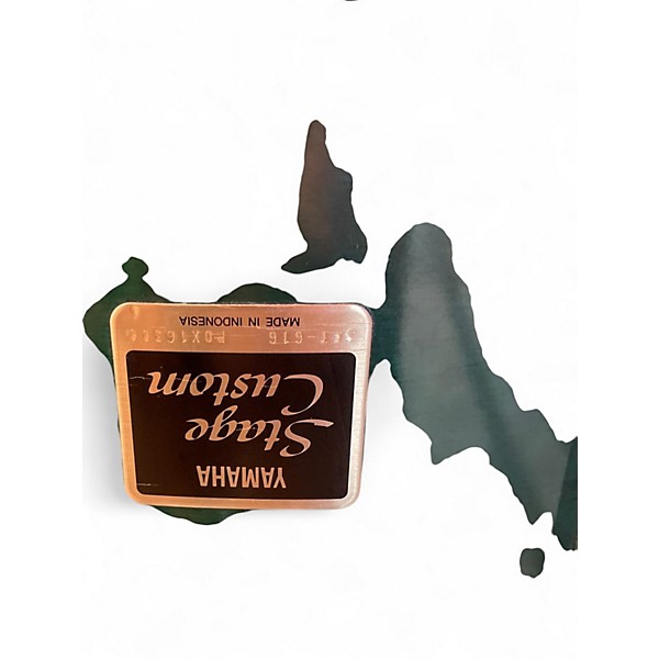 Used Yamaha 4 Piece STAGE CUSTOM Green Drum Kit