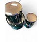 Used Yamaha 4 Piece STAGE CUSTOM Green Drum Kit