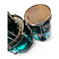 Used Yamaha 4 Piece STAGE CUSTOM Green Drum Kit