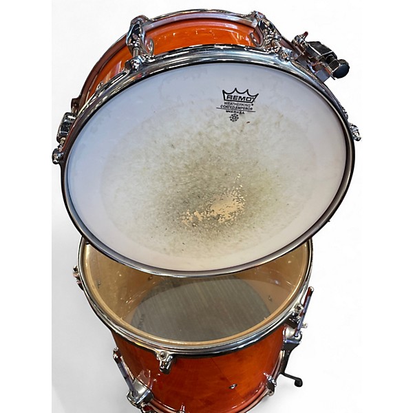 Used Mapex 5 Piece M Series Trans Orange Drum Kit