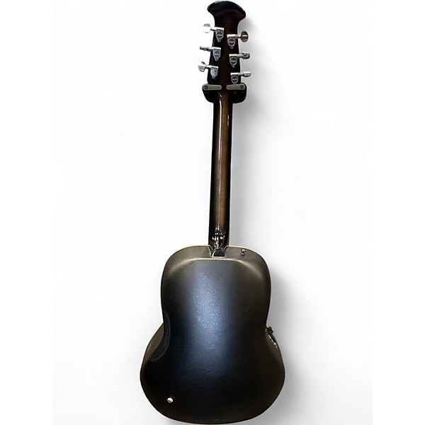 Vintage 1990s Ovation PINNACLE 3712 BLACK BURST Acoustic Electric Guitar