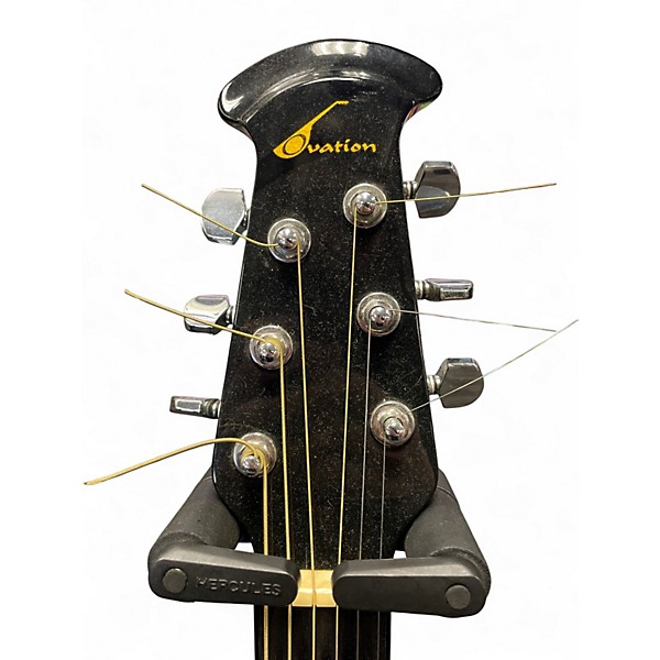 Vintage 1990s Ovation PINNACLE 3712 BLACK BURST Acoustic Electric Guitar