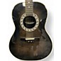 Vintage 1990s Ovation PINNACLE 3712 BLACK BURST Acoustic Electric Guitar