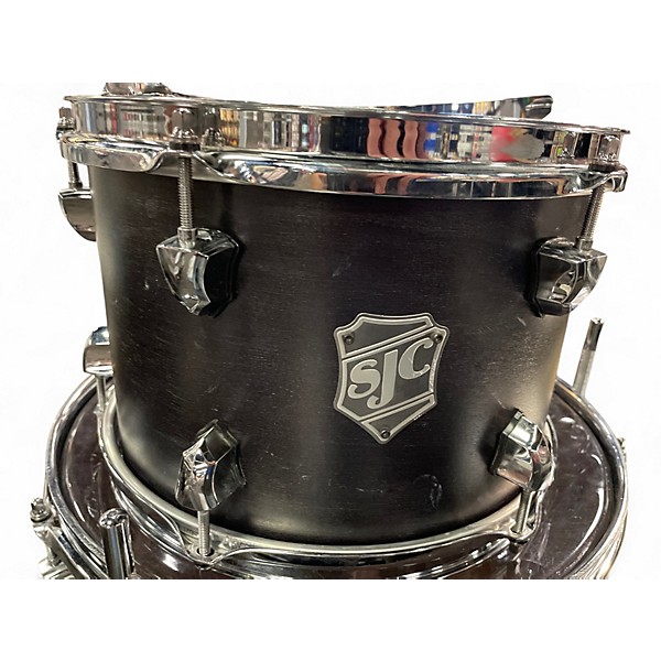 Used 2016 SJC 3 Piece 3 PIECE TOUR SERIES Black Drum Kit