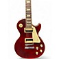 Used 2019 Gibson Les Paul Traditional Pro V Satin Top Wine Red Solid Body Electric Guitar thumbnail