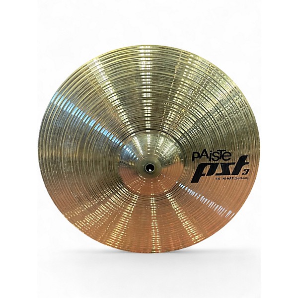 Used Paiste 14in PST3 Hi Hat Pair Cymbal