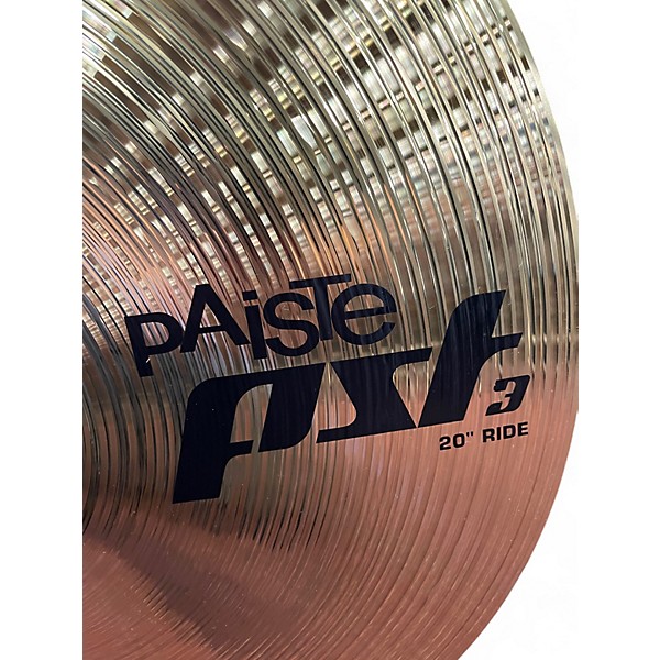Used Paiste 20in PST3 Crash Ride Cymbal