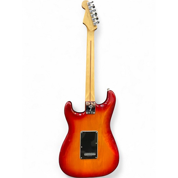 Used Fender PLAYER STRATOCASTER PLUS Heritage Cherry Sunburst Solid Body Electric Guitar