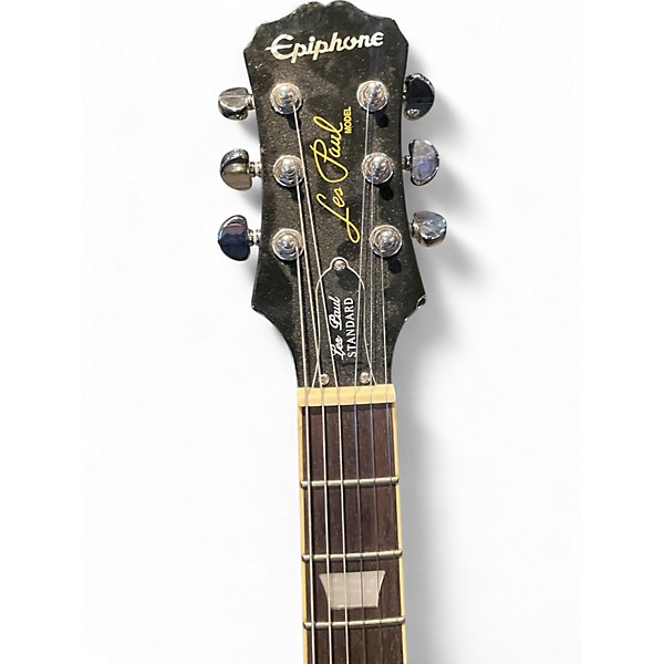 Used Epiphone Les Paul Standard Black Solid Body Electric Guitar