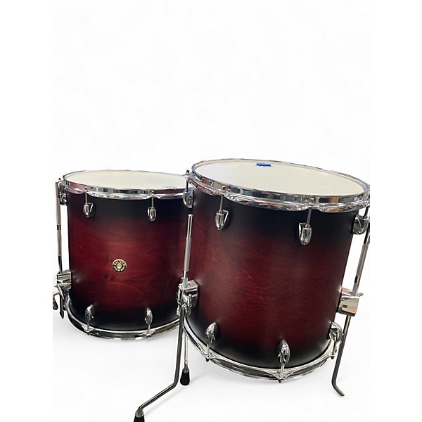 Used Gretsch Drums 7 Piece Catalina Maple Satin Red Drum Kit