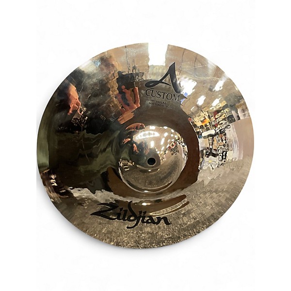 Used Zildjian 14in A Custom Hi Hat Pair Cymbal