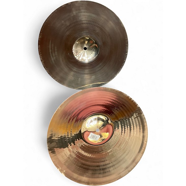 Used Zildjian 14in A Custom Hi Hat Pair Cymbal