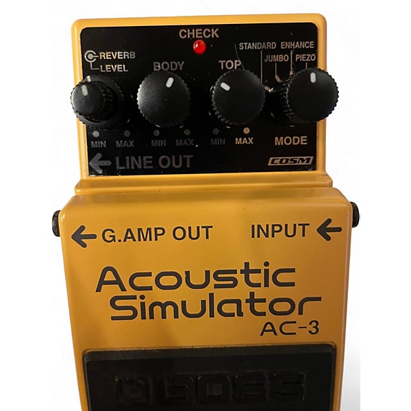 Used BOSS AC3 Acoustic Simulator Effect Pedal