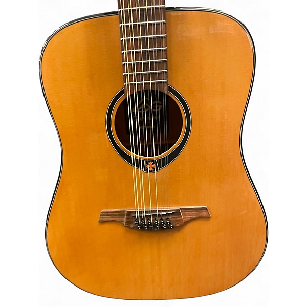 Used Lag Guitars Tramontane T66D12 Natural 12 String Acoustic Guitar