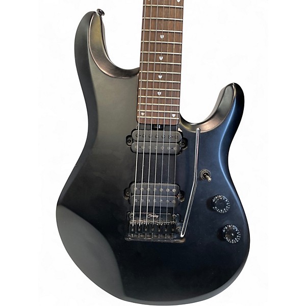 Used Sterling by Music Man JP70 John Petrucci Signature Satin Black Solid Body Electric Guitar