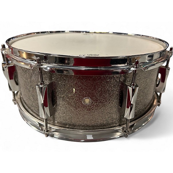 Used Pearl 14in Limited Edition SST Snare Silver Sparkle Drum