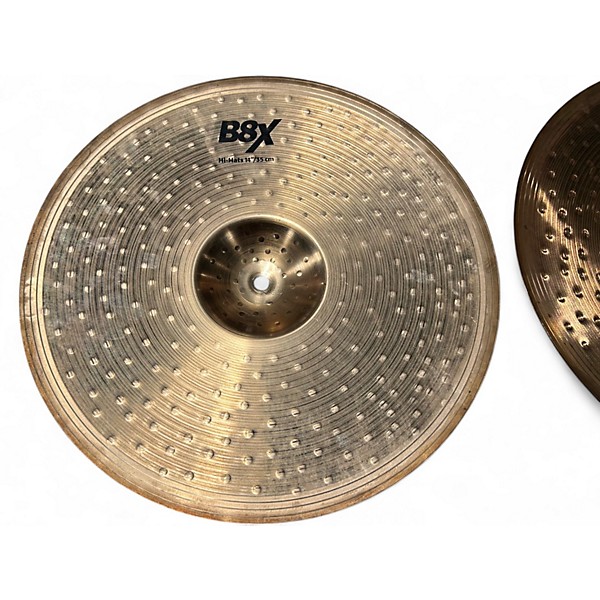 Used SABIAN 14in B8X Hi Hat Pair Cymbal