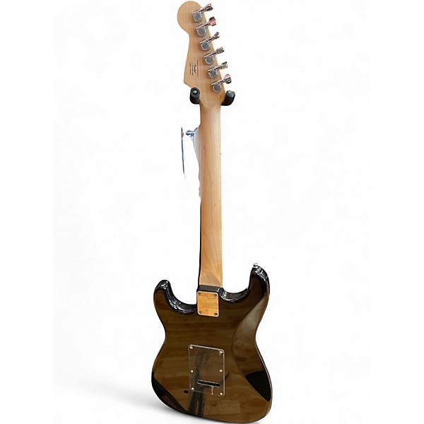 Used Squier STRATOCASTER Black Solid Body Electric Guitar