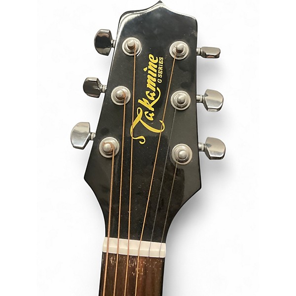 Used Takamine EG561C Black Acoustic Electric Guitar