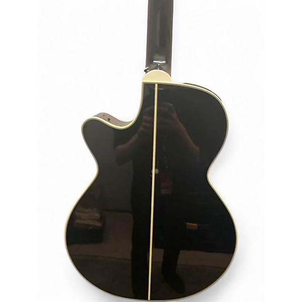 Used Takamine EG561C Black Acoustic Electric Guitar