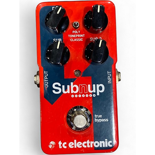Used TC Electronic Sub N Up Octaver Effect Pedal