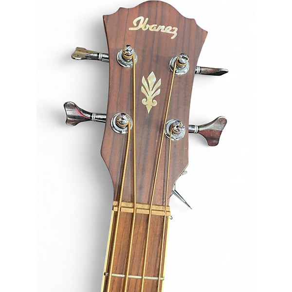 Used Ibanez AEB105E Antique Natural Acoustic Bass Guitar