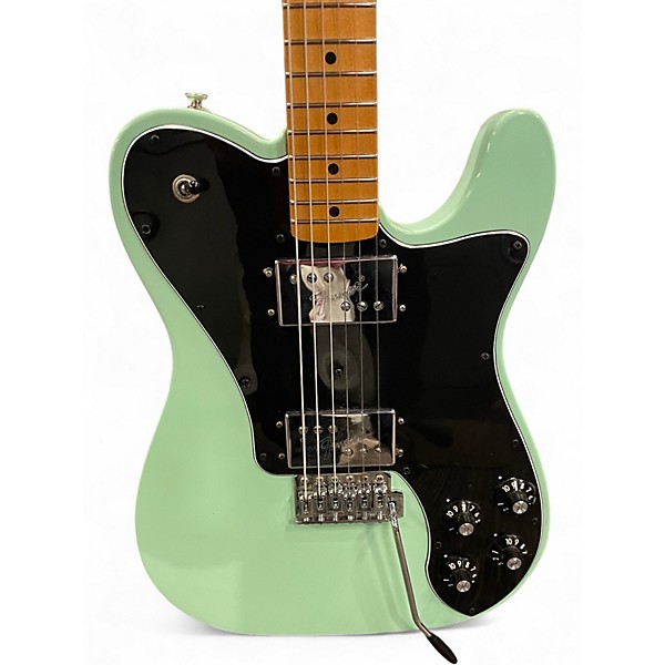 Used Fender VINTERA II 70S TELECASTER DELUXE WITH TREMOLO Surf Green Solid Body Electric Guitar