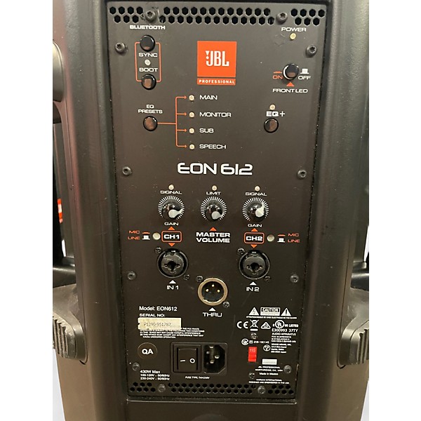 Used JBL EON612 Powered Speaker