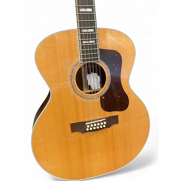 Used Guild F-512 Natural 12 String Acoustic Guitar