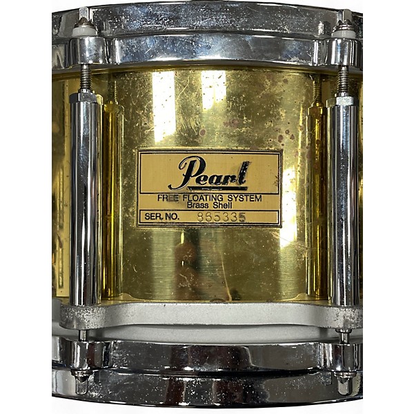 Used Pearl 14X6.5 Free Floating Brass Drum