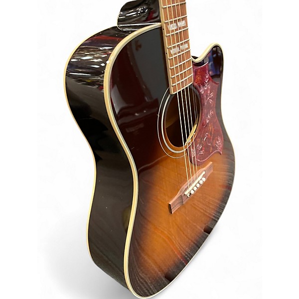 Used Epiphone Hummingbird Pro sunburst Acoustic Electric Guitar