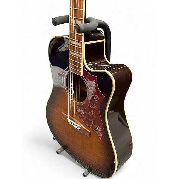 Used Epiphone Hummingbird Pro sunburst Acoustic Electric Guitar