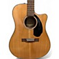 Used 2012 Fender CD-60SCE Natural Acoustic Guitar