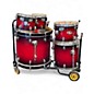 Used Mapex 5 Piece M PRO Red to Black Fade Drum Kit thumbnail