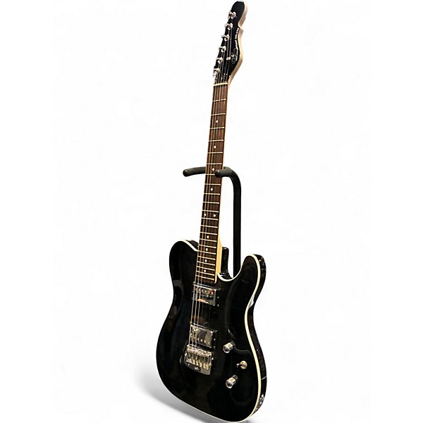 Used G&L ASAT Deluxe Trans Black Solid Body Electric Guitar