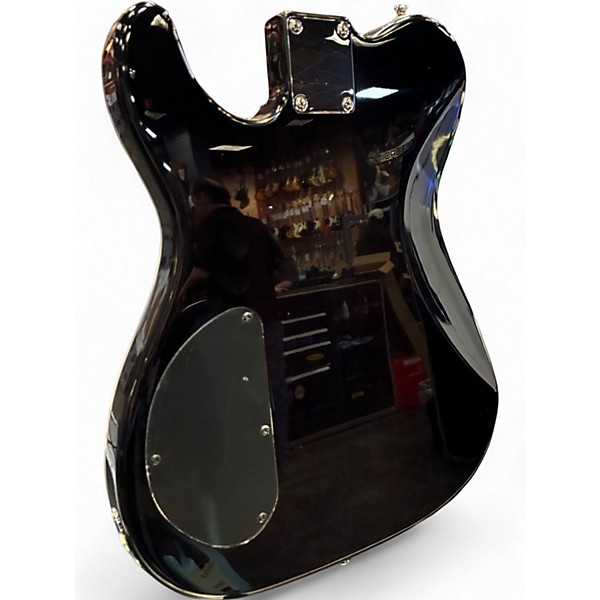 Used G&L ASAT Deluxe Trans Black Solid Body Electric Guitar